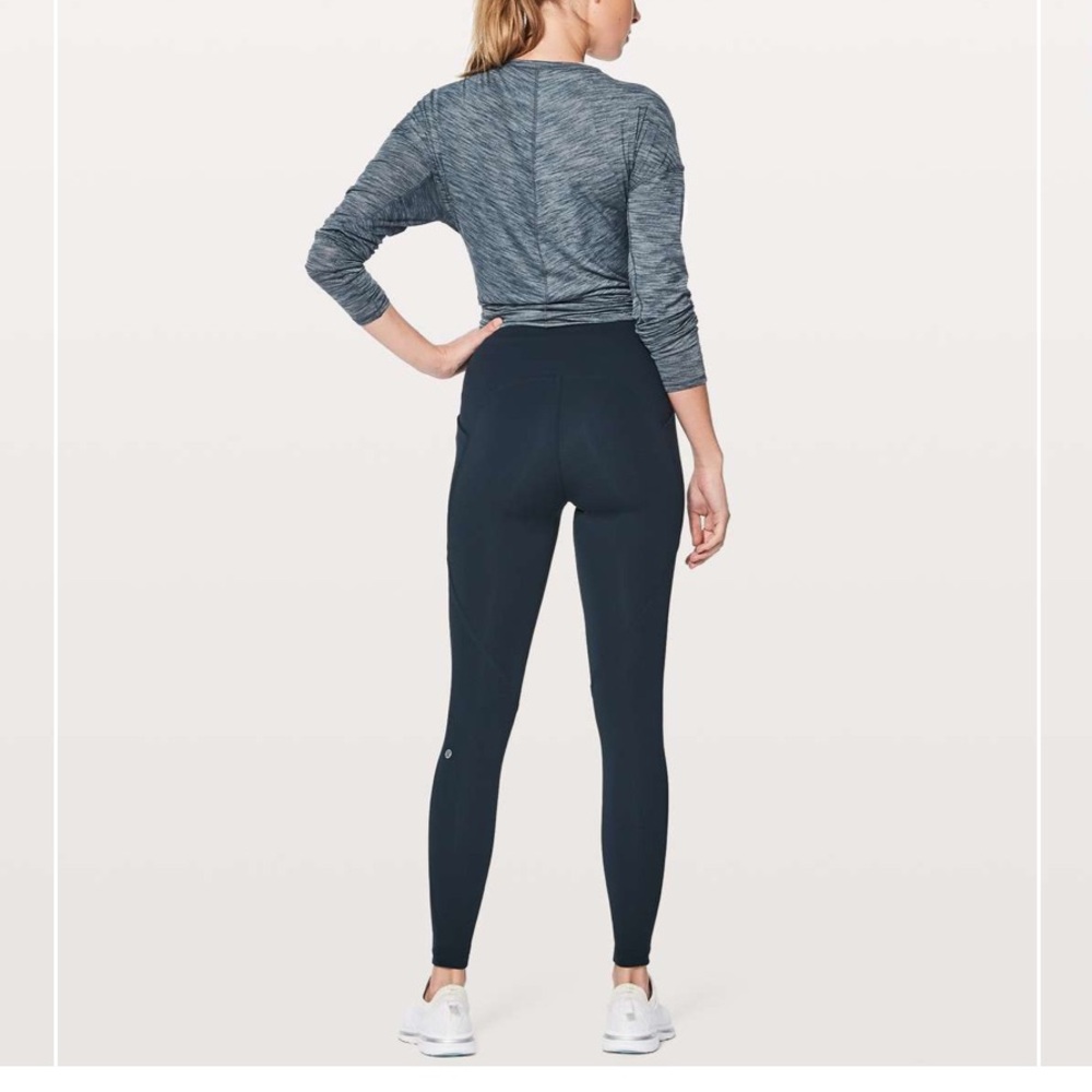 Lululemon Lead The Pack Tight 28" in nocturnal teal